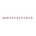 9ft Purple & Pink Happy Birthday Banner