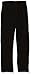 American Hawk Big Boys' Fleece Pant with Open Hem, Black, 10/12