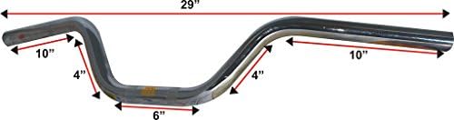 Royal Vintage spare 7/8'' Chromed Handlebar Café Racer Universal Fit For BSA M20 B31 Motorcyclye