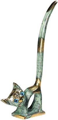 Porte Bagues Statuette Chat En Bronze Amazon Fr Cuisine Maison