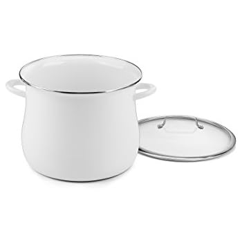 Cuisinart EOSB166-30W 16 Qt. Belly Stockpot w/Cover - White