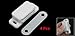 uxcell White Plastic Shell Magnetic Cabinet Catch Latch Plate 4pcs