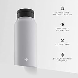 JoyJolt Triple Insulated Water Bottle with Straw