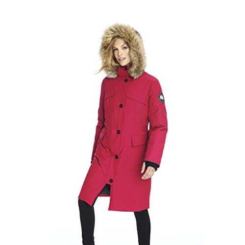 alpinetek women's long down parka