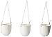 Ceramic Wall Hanging Planter Wall Decor Flower Pot Succulent Air Plant, Set of 3