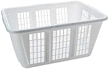 Rubbermaid Laundry Basket, 1.6-Bushel, White (FG296585WHT)