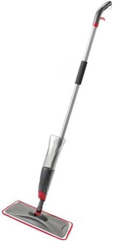 Anili Mili Spray Mop with Replaceable Microfiber Pad and Liquid Bottle, Blue Cloth
