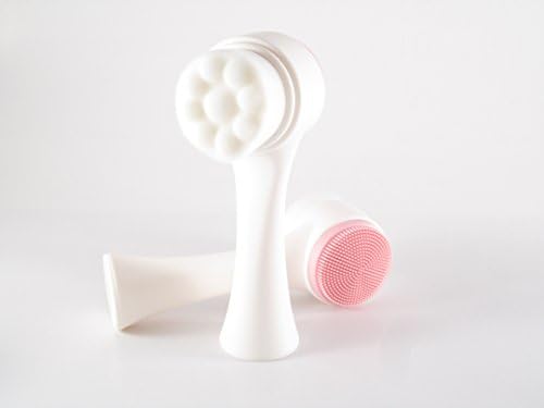 Dual sided spa massage and pore cleaning brush