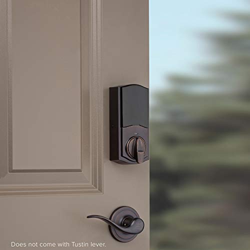 Kwikset-99140-131-Signature-Series-2nd-Gen-Round-Smart-Lock-Featuring-SmartKey-Security-and-Home-Connect-Technology-Traditional-Z-Wave-Plus-Deadbolt-Venetian-Bronze