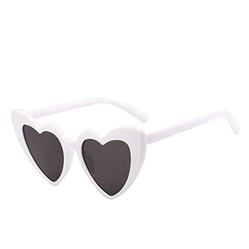 white love heart sunglasses