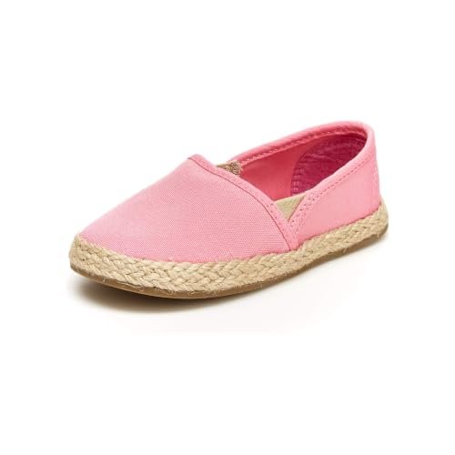 Simple Joys by Carter's Girls Ari Canvass Espadrille Sneaker, Pink, 4 Toddler at Amazon