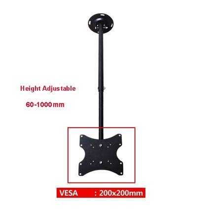 Amazon Com Full Rotating Adjustable 13 37 Ceiling Tv Mount