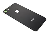 Back Glass Cover Battery Door Replacement For Apple iPhone 8 (Black)