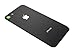 Back Glass Cover Battery Door Replacement For Apple iPhone 8 (Black)