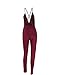 Sedrinuo Women's Top Cross Backless Jumpsuit