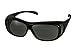 Polarized Fit Over Sunglasses 2865, Size Medium, Black