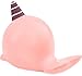 Slow rising squishy  Soft Whale Cartoon Squishy Slow Rising Squeeze Toy Phone Straps Ballchains (Pink)