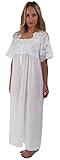 The 1 for U 100% Cotton Short Sleeve Ladies Nightdgown - Elizabeth