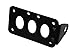 Axle Mount Plate Holder Motorcycle Side License Tail Light Relocator Custom Café