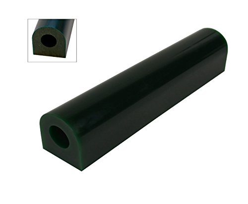 Wax Ring Tube - Dark Green Extra Large Flat Side Hard Carvable Jewelry Ring Making Lost Wax Casting (FS-7)