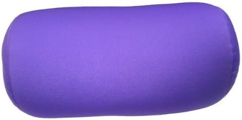 Squishy Soft, Microbead Cushie Neck Roll Pillow, Home and Travel-Purple