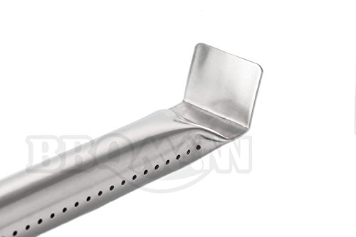 BBQMANN BD001 (5-pack) Universal Stainless Steel Tube Burner Replacement for Jenn Air, Vermont Castings Model Grills(17"x1")