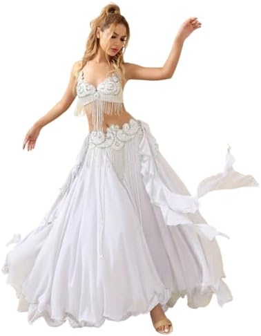 Amazon.com: ROYAL SMEELA Belly Dance Costume Set for Women, One Size, Belly  Dancing Skirt and Tops, 6 Colors Hot Pink : Clothing, Shoes & Jewelry