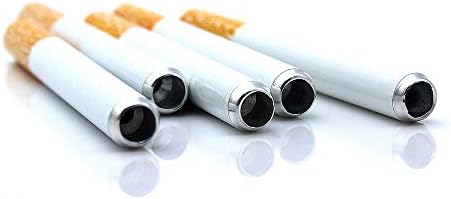 7 pcs 2.2 inch Modern Aluminum Alloy Cigarette Holders, Cigarette Shape Design (2.2 Inch)