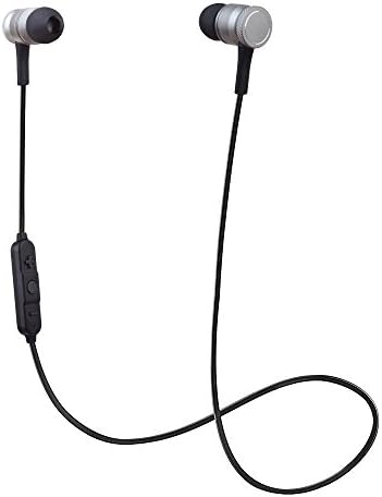 Erosom In Ear Wireless Bluetooth Headphone 4.1 Lightweight Stereo Earbuds Magnetic Connection with Built in Mic for iPhone Android and More Gray