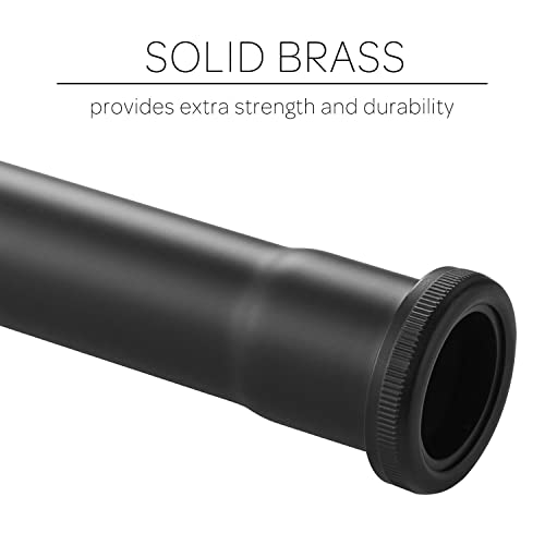 Brass Slip Joint Extension Tube 11/4” OD X 12” With Nut And Rubber