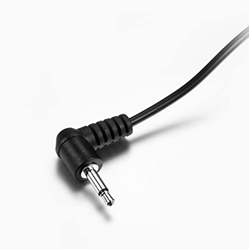 (2 PCS) 3.5mm to Male Flash PC Sync Cable,12Inch/30CM 3.5mm Plug to