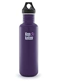 Klean Kanteen Berry Syrup Classic Water Bottle with Loop Cap, 27-Ounce