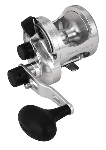 Okuma Cavalla 2 Speed Aluminum Frame Lever Drag Reel, CAV-12II