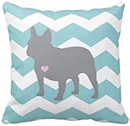 Cute French Bulldog Popular Presents Animal Pattern Throw Pillow Case Cushion Covers 20X30 Inch