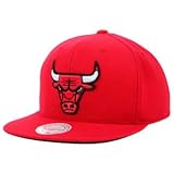 Mitchell & Ness Men's Chicago Bulls Snapback One Size Red