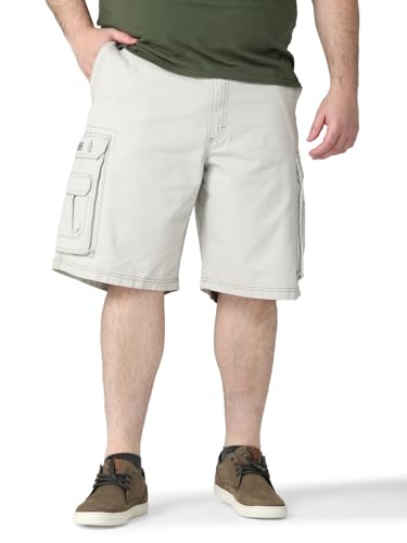 Lee Wyoming Cargo-Shorts für große und Starke Herren, mit Gürtel, 50