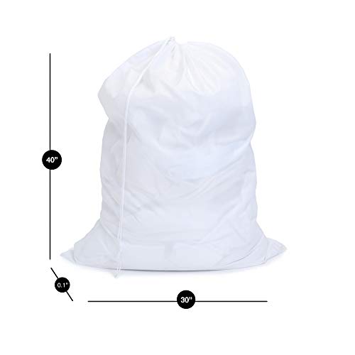 Smart Design Jumbo Laundry Bag with Carry Handle and Push Lock