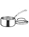 Cuisinart French Classic Tri-Ply Stainless 1-Quart Saucepan with Cover,Silver