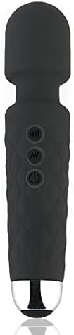 Mini Cordless Handheld Personal Wand Massager, 20x Multi-speed Massager for Body Therapeutic, Muscle Aches &amp; Sports Recovery