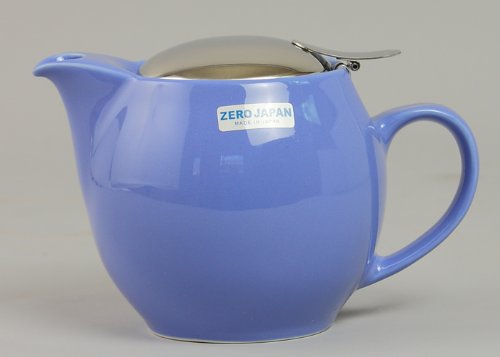 ZEROJAPAN 15oz Round Teapot with SLS Lid and Infuser (Blue Berry) - Thumbnail 2