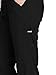 Grey's Anatomy Women's 4245 Junior Fit 4-Pocket Elastic Back Scrub Pants, Black, Medium
