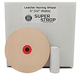 5 in Leather Honing Stropping Wheel fits