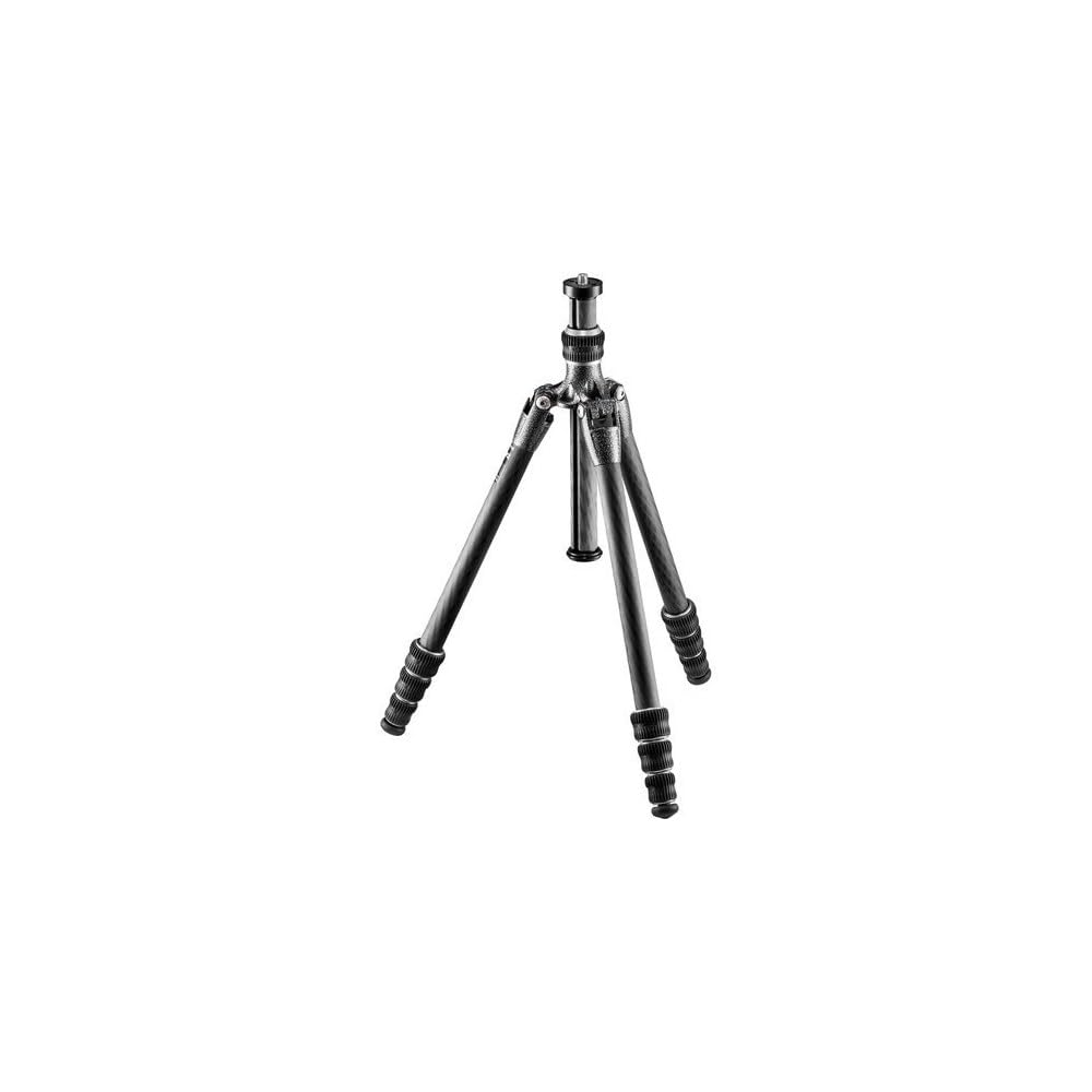Gitzo GT0545T Traveler Tripod - Super-Compact, Foldable and Incredibly Light, with Short Column Included for Ground Level Shoots, Series 0-4 Sections, Carbon Fibre