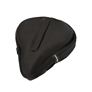 Brede zadelhoes (30 cm x 28 cm) fietszadelhoes met veiligheidsband – comfortabele gelzadelhoes breed voor dames…