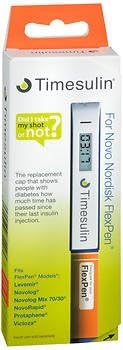 Timesulin Pen Cap For Novo Nordisk FlexPen - 1 each, Pack of 4