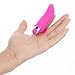 Vibrator Finger Massager - Powerful Therapeutic Bullet Vibrator (USB Charged) with 10 Vibrational Settings for Sex Women - Waterproof & Quiet Sex Toy Pink, Lyps Layla