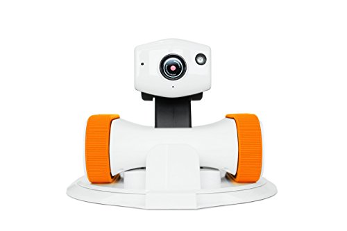 iPATROL Riley V2 Bonus Bundle - WiFi enabled mobilized home monitoring robot Extra ORANGE Colored Tires Treads