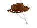 Child Western 1950's Style Kids Cowboy Ranch Hat, Brown, One Size