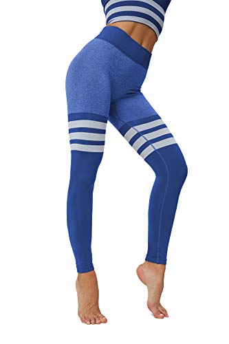 Pau1Hami1ton Vrouwen Yoga Broek Streep Naadloze Leggings Fitness Workout Running Panty GP-27 - Image 4