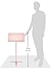 Manhasset Music Stand For Sheet Music - 48 Symphony Model - 4801PNK - Long Lasting, Durable Manhasset Stand - Adjustable Height - 20